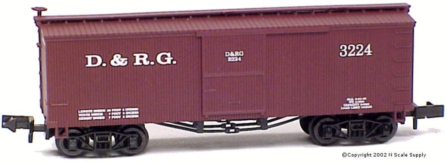 D&RG - Box, Old Time - D&RG - MDC/Roundhouse 87502